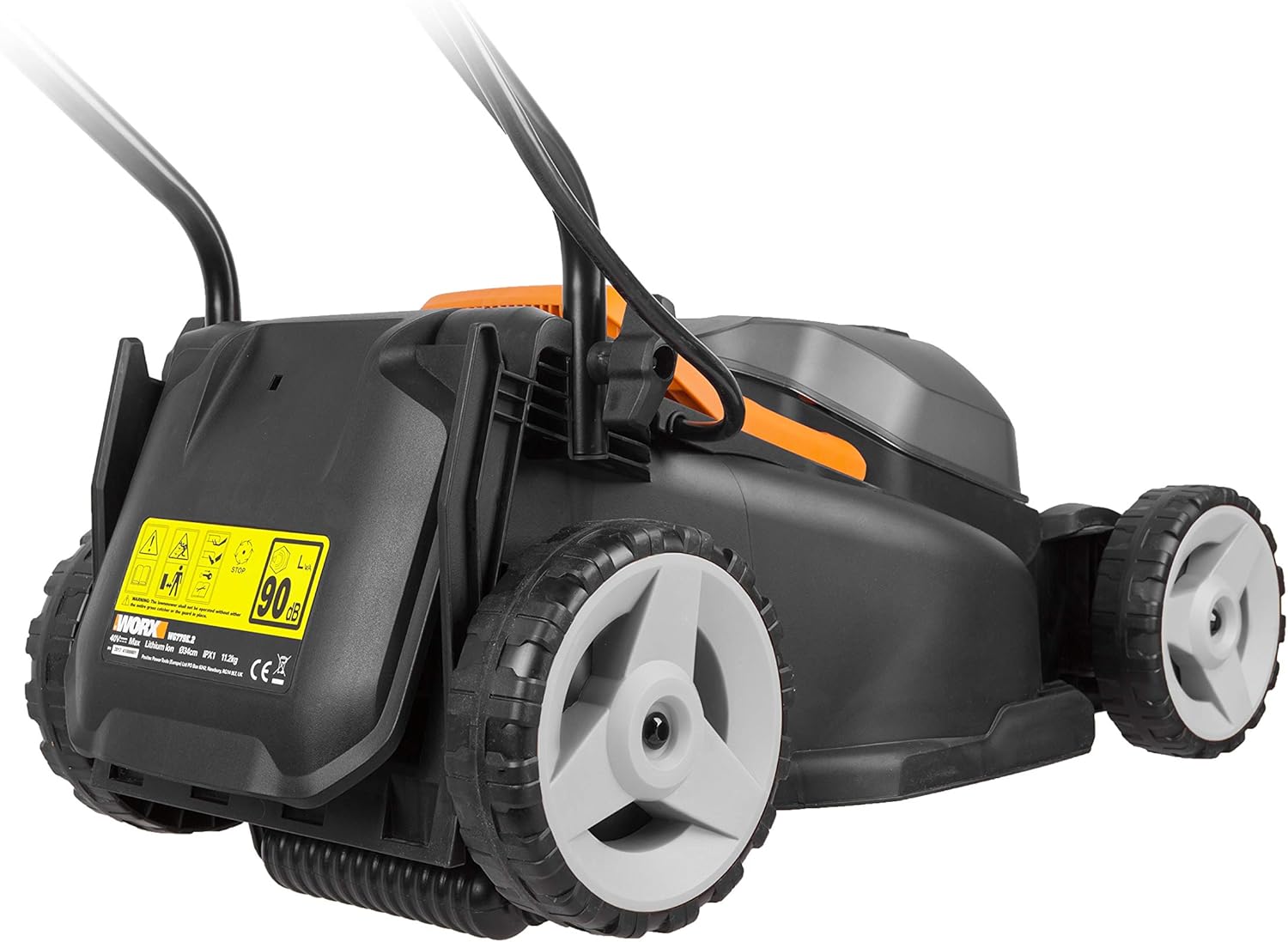 Worx Nitro 34 cm Akku-Rasenmher, Elektrischer Rasenmher, WG779E, 40 V PowerShare PRO 2 STK. 2,5 Ah Akku (Akkus & Ladegert inklusive) – Bild 7