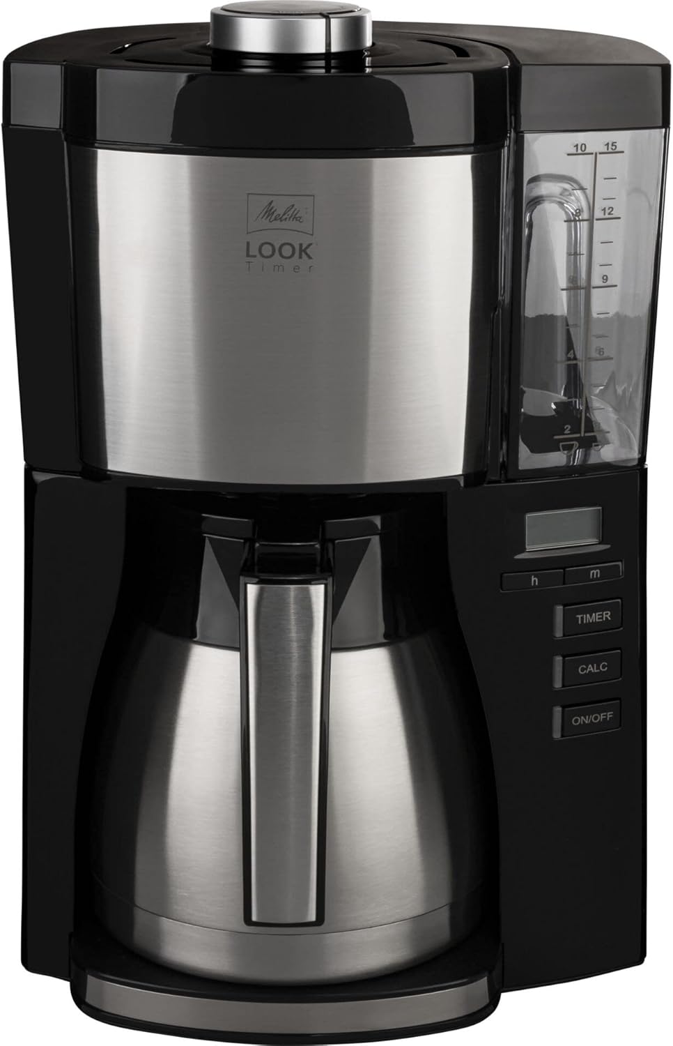 Melitta Look Timer - Filterkaffeemaschine - Thermokanne - Timer Funktion - Tropfstopp - 10 Tassen - Schwarz (1025-18) – Bild 10