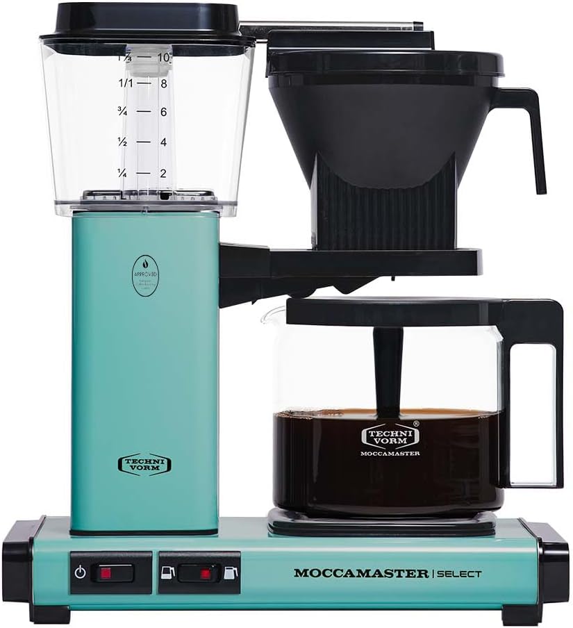Moccamaster KBG Select, Kaffeemaschine, Retro Kaffeemaschine, Filterkaffee, Off-White, 1.25L – Bild 8