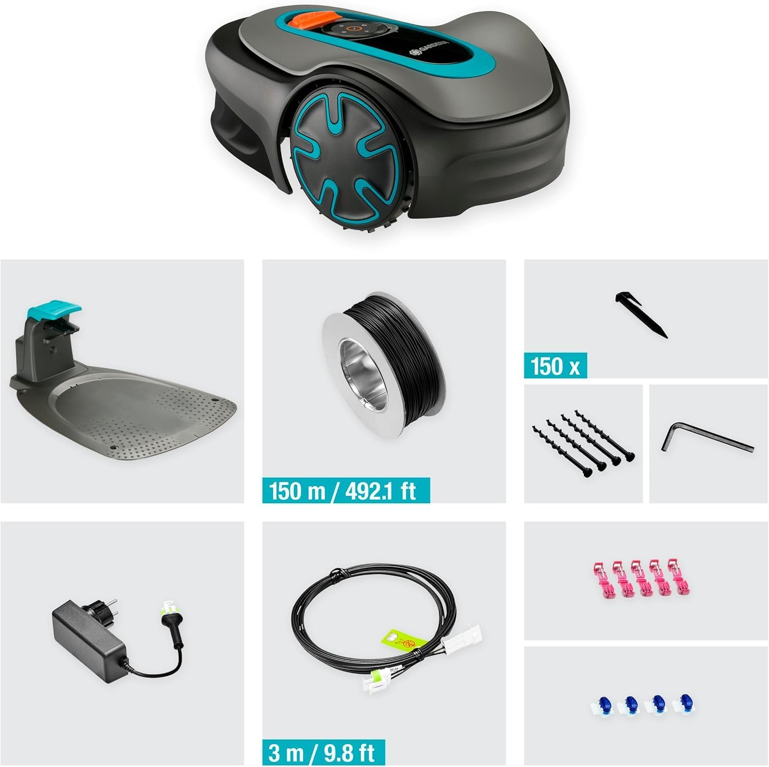 Gardena Mhroboter SILENO minimo 500 m: intelligenter Rasenmher mit optimaler Konnektivitt, mit Gardena Bluetooth App programmierbar, DE-Version (15202-20) – Bild 6