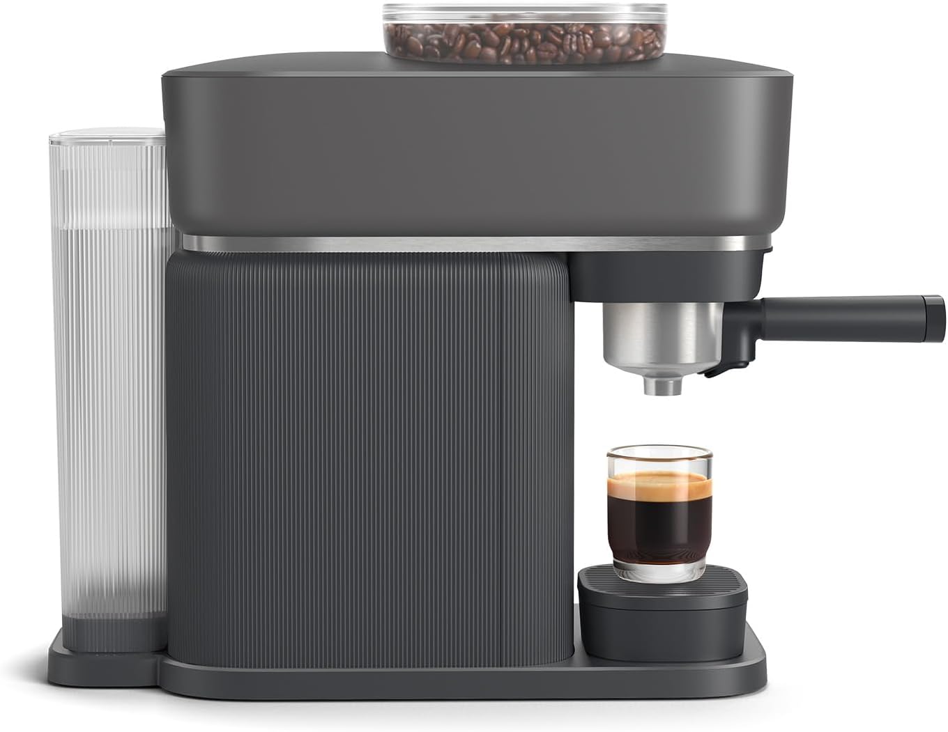 Philips Baristina Espressomaschine - Real Espresso- made simple. Kompakte Kaffeemaschine- Naturweiß mit weißem Siebträger- 16-bar-Pumpendruck- automatisches Mahlwerk- Cafe Crema (BAR300/00) – Bild 3