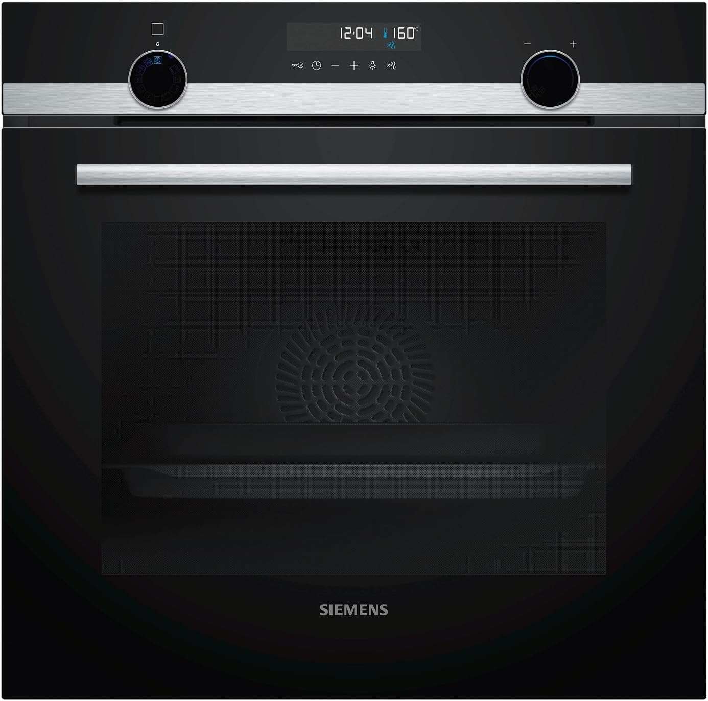Siemens HB778G3B1,Q700 Smarter Einbau-Backofen, 60 x 60 cm, Made in Germany, Pyrolyse & Hydrolyse Selbstreinigung, Bratenthermometer, Air Fry, Backautomatik, Farbiger Touchscreen, 4D Heißluft, Schwarz – Bild 4