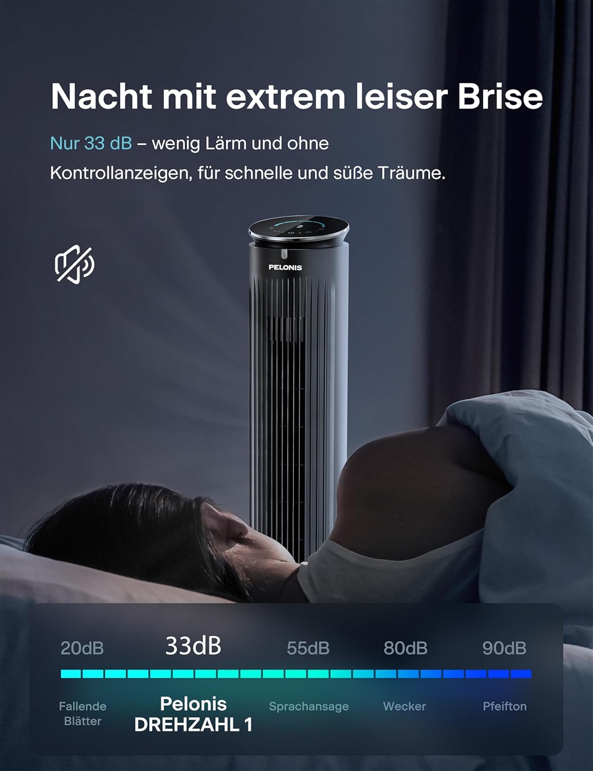 PELONIS Luftkühler mit Wasserkühlung, Klimaanlage Mobil, 5L Ventilator mit Wasserkühlung, Klimagert Luftbefeuchter mit Fernbedienung, 355m/h Klimaanlage Ohne Abluftschlauch – Bild 19