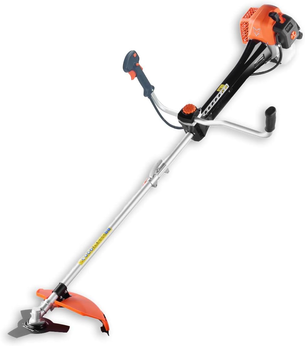 FUXTEC Profi Benzin Motorsense FX-PS162 – Profisense mit 62ccm, Faden und Komfort-Tragegurt – Rasentrimmer mit Antivibrationssystem – 2-Takt Freischneider Fadenspule – Bild 20