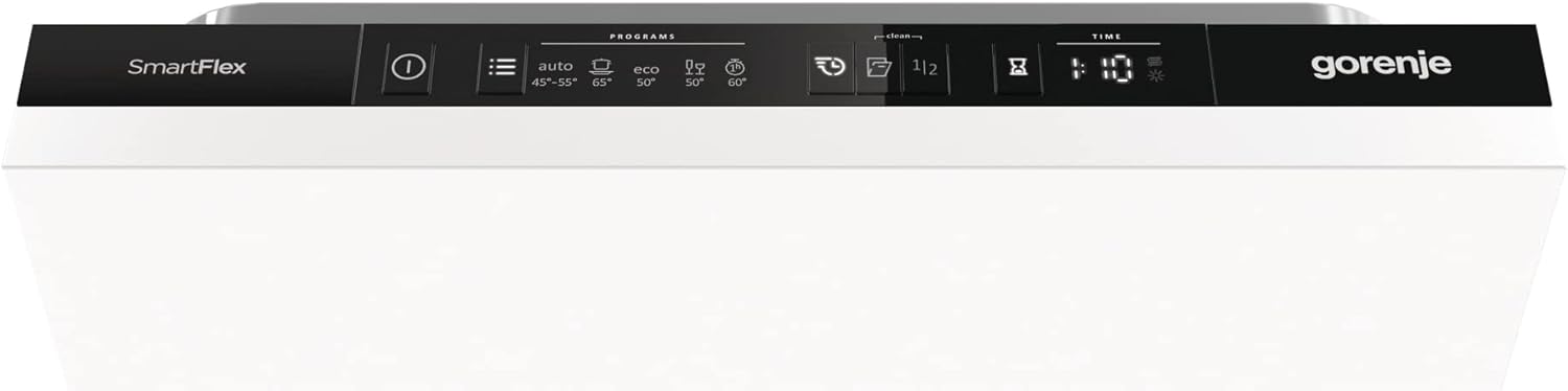 Gorenje GI 520 E15X Teilintegrierbarer Geschirrspüler / 45cm / 9 Maßgedecke / 5 Programme / 1h Reinigungsprogramm / höhenverstellbarer Oberkorb / vollständiger Überlaufschutz, Eingebaut, Edelstahl – Bild 20