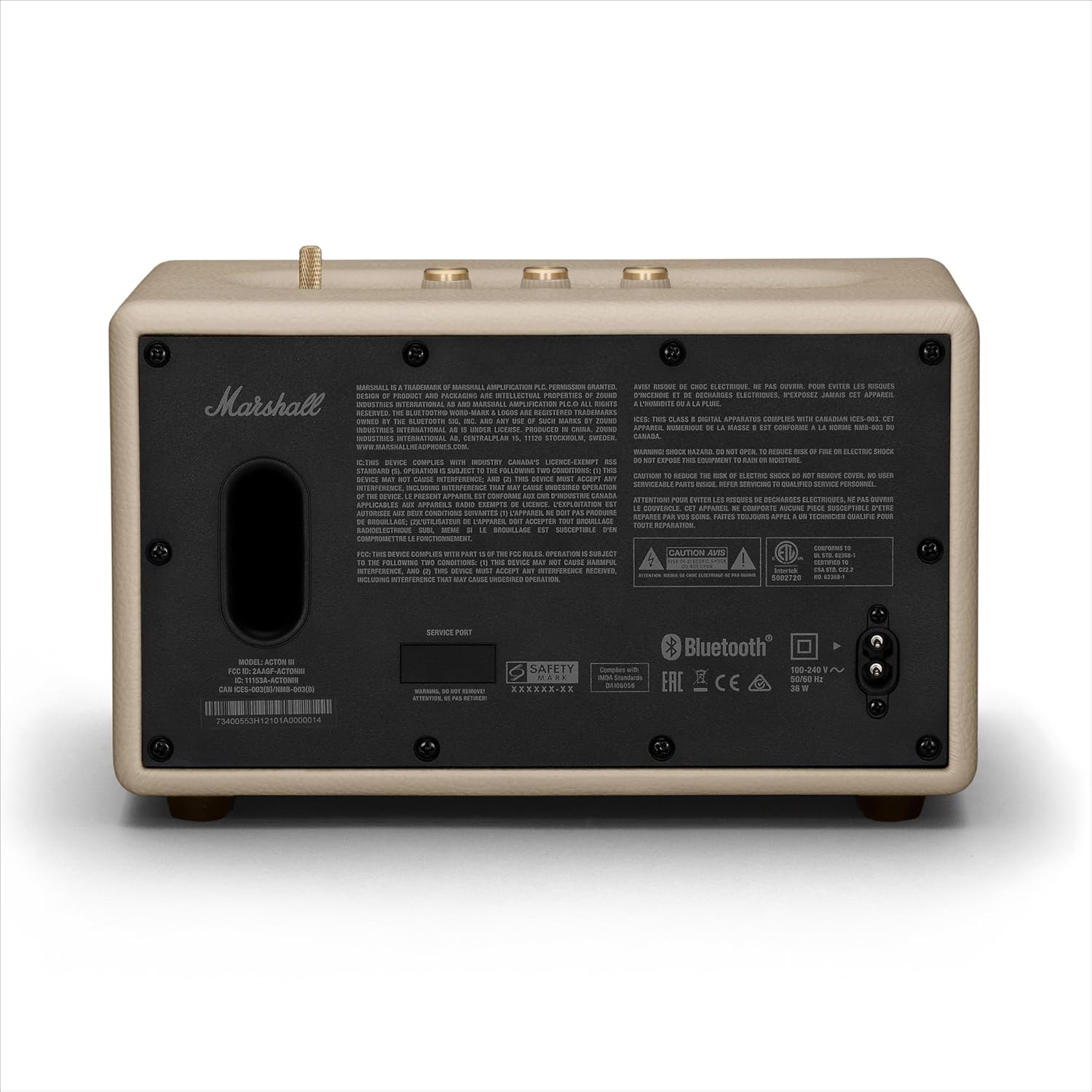 Marshall Acton III Bluetooth-Lautsprecher – Schwarz – Bild 9
