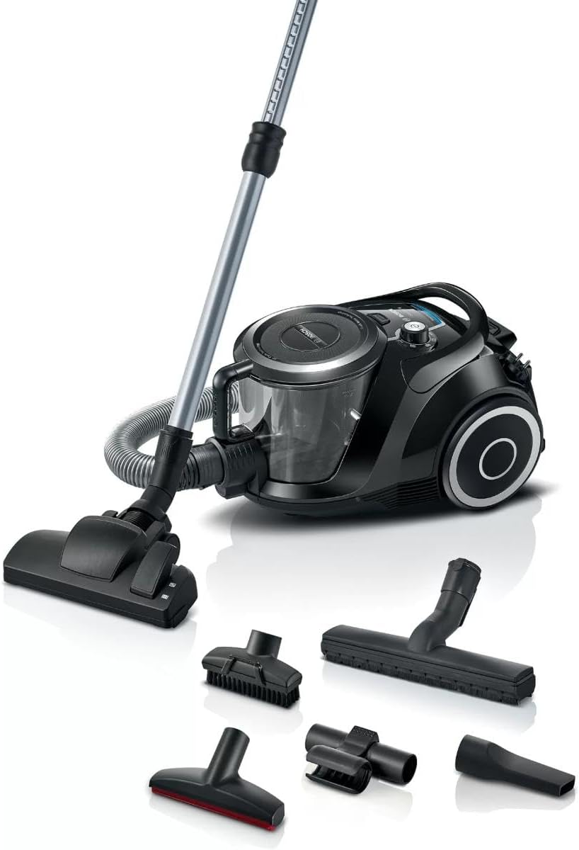 Bosch Staubsauger beutellos Serie 6 BGC41X36, Bodenstaubsauger, ideal für Allergiker, Hygiene-Filter, Bodendüse für Parkett, Teppich, Fliesen, Starke Saugleistung, leise, 700 W, blau – Bild 3