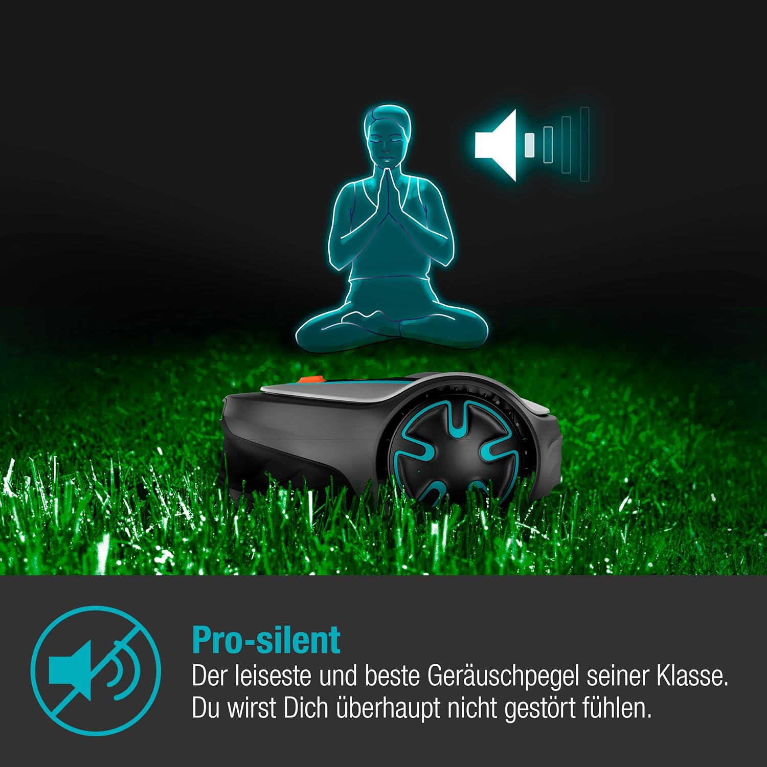Gardena Mhroboter SILENO minimo 500 m: intelligenter Rasenmher mit optimaler Konnektivitt, mit Gardena Bluetooth App programmierbar, DE-Version (15202-20) – Bild 27