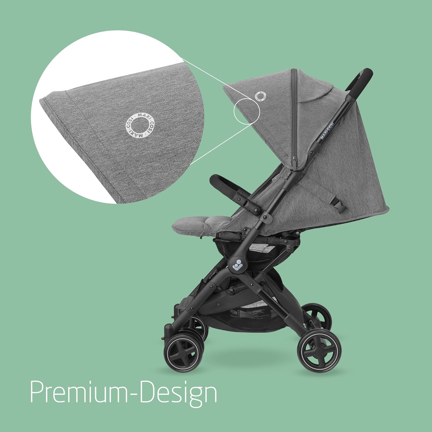 Maxi-Cosi Lara2 Baby Kinderwagen, 0–4 Jahre, 0–22 kg, federleichter, kompakter Buggy, 3 Liegepositionen, flache Liegeposition, klein zusammenklappbar, Schultergurt, Essential Graphite – Bild 38