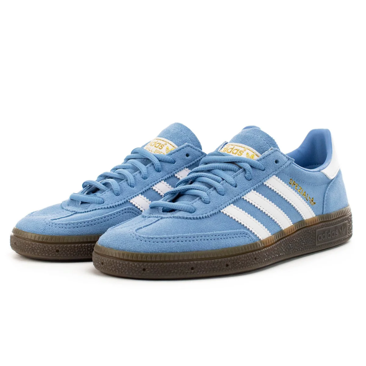 Drei Streifen Handball Spezial BD7632 - hellblau-weiss-gum – Bild 2