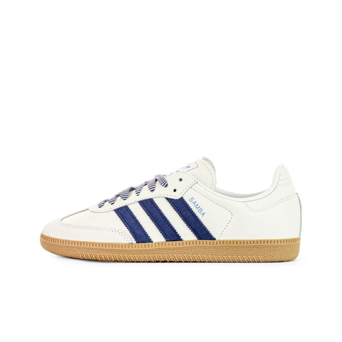 Drei Streifen Samba OG W JI3907 - creme-dunkelblau-gum