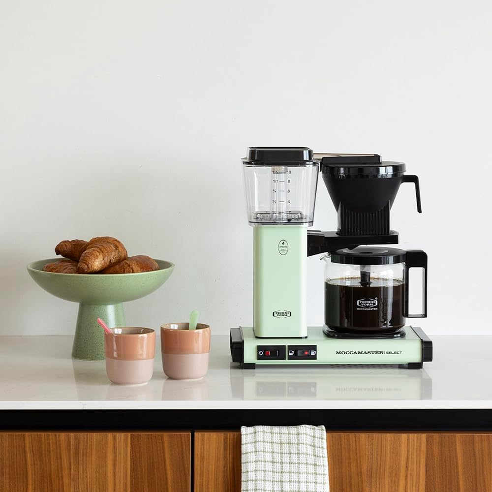 Moccamaster KBG Select, Kaffeemaschine, Retro Kaffeemaschine, Filterkaffee, Off-White, 1.25L – Bild 47