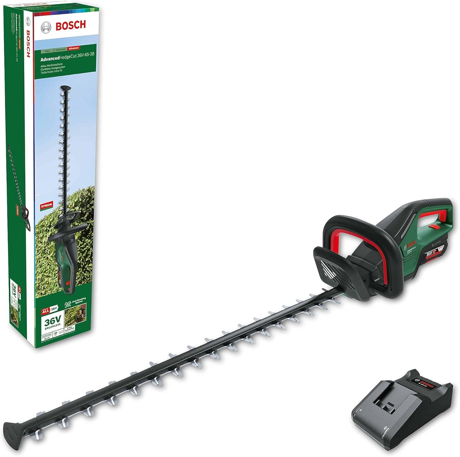 Bosch Akku-Heckenschere AdvancedHedgeCut 36V-65-28 (1x 2,0-Ah-Akku, 36-Volt-System, Messerlnge 65 cm, im Karton) - Testnote: sehr gut (Magazin: selbst ist der Mann) – Bild 13