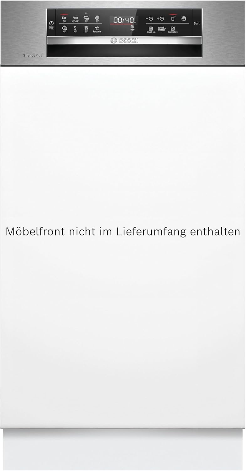 Bosch SPV2IKX10E Serie 2 Smarter Geschirrspüler vollintegriert, 45 cm breit, Besteckkorb, Extra Trocknen auf Knopfdruck, InfoLight roter Lichtpunkt am Boden, AquaStop Schutz gegen Wasserschäden, Weiß – Bild 92