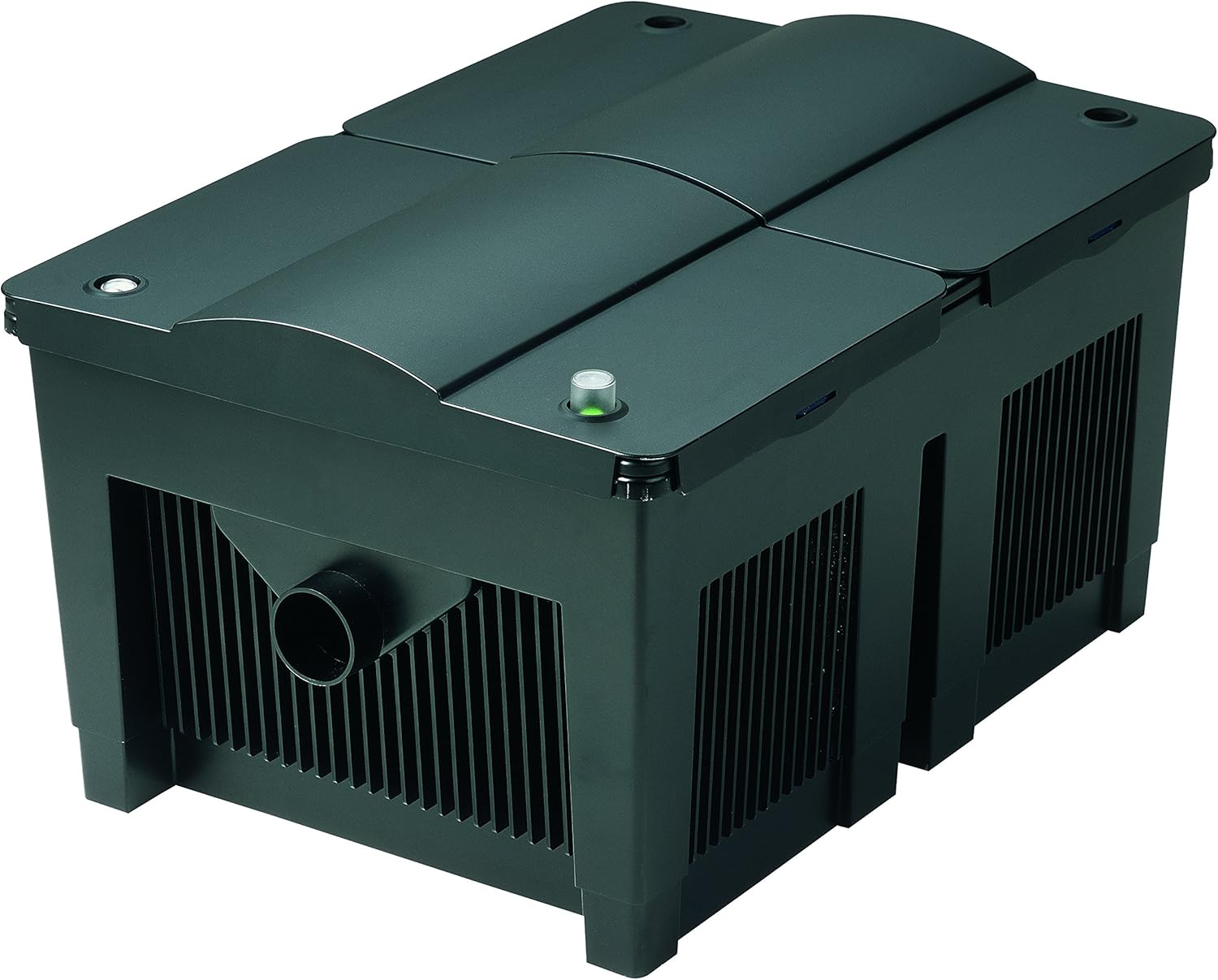 OASE 57377 Durchlauffilter BioSmart UVC 16000 geeignet für Teiche bis 16 m³, Filtersystem, Filterset inkl Filtermaterial und UVC Klärer, Schwarz – Bild 9