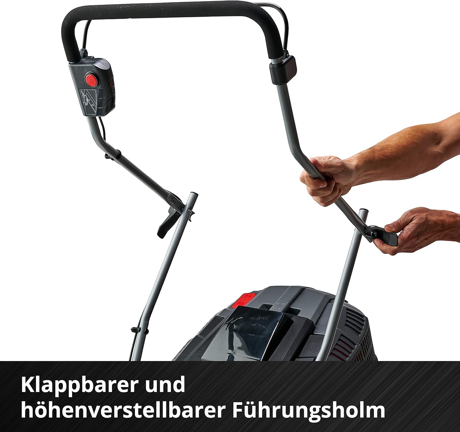 Einhell Akku-Rasenmäher GE-CM 43 Li M Kit Power X-Change (36V, 43 cm Schnittbreite, bis 600 m², Brushless, Mulch-Kit, 63L Fangkorb, 25-75 mm Schnitthöhe, inkl. 2x 4,0Ah + 2x Ladegerät) – Bild 22
