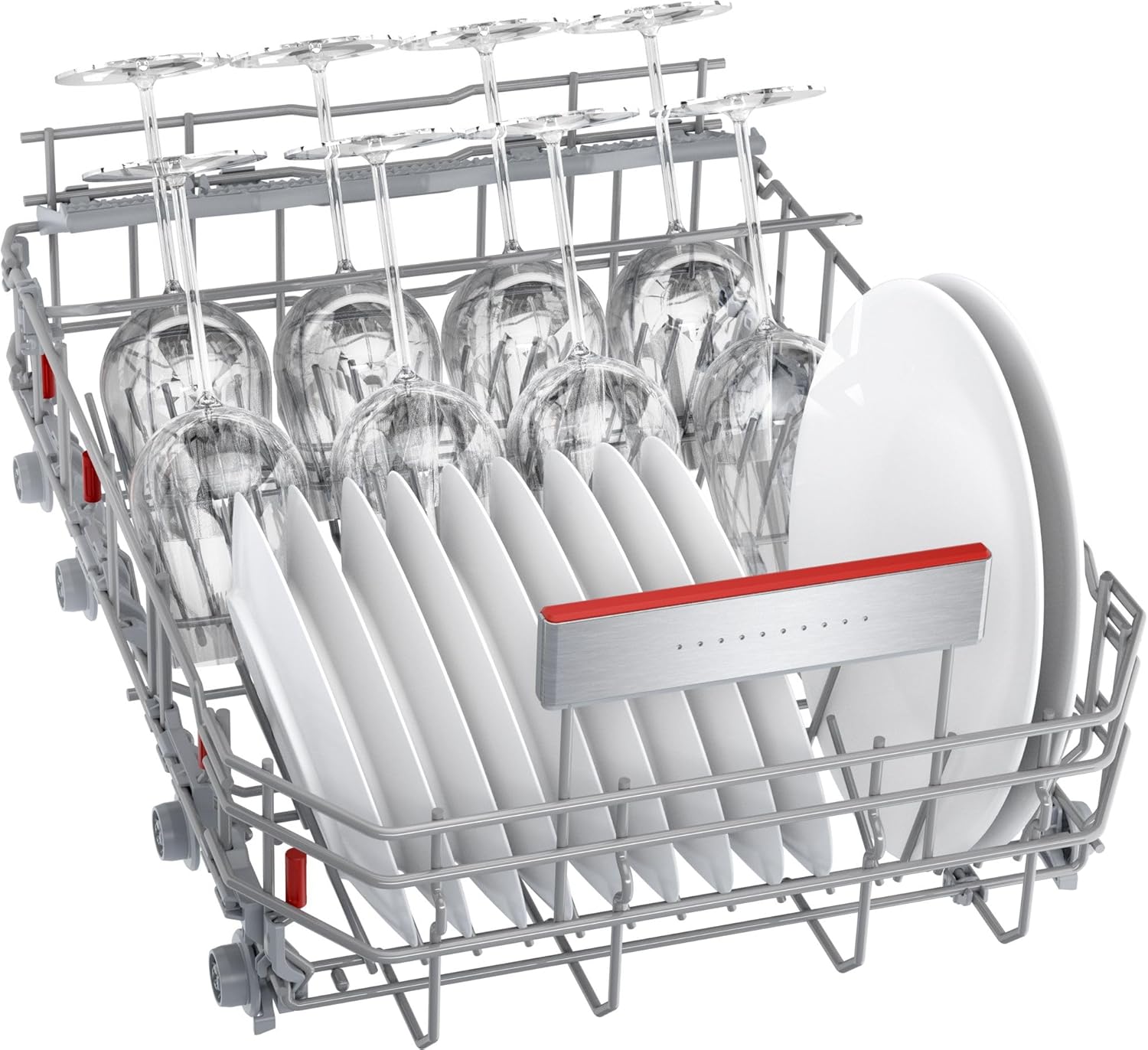 Bosch SPV2IKX10E Serie 2 Smarter Geschirrspüler vollintegriert, 45 cm breit, Besteckkorb, Extra Trocknen auf Knopfdruck, InfoLight roter Lichtpunkt am Boden, AquaStop Schutz gegen Wasserschäden, Weiß – Bild 70