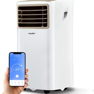 Comfee Mobiles Klimagert Easy Cool 2.0, 7000 BTU 2,0kW, Kühlen&Ventilieren&Entfeuchten, Raumgre bis 68m(25㎡), APP-Steuerung/Alexa/Google Home/IFTTT, Mobile Klimaanlage mit Abluftschlauch