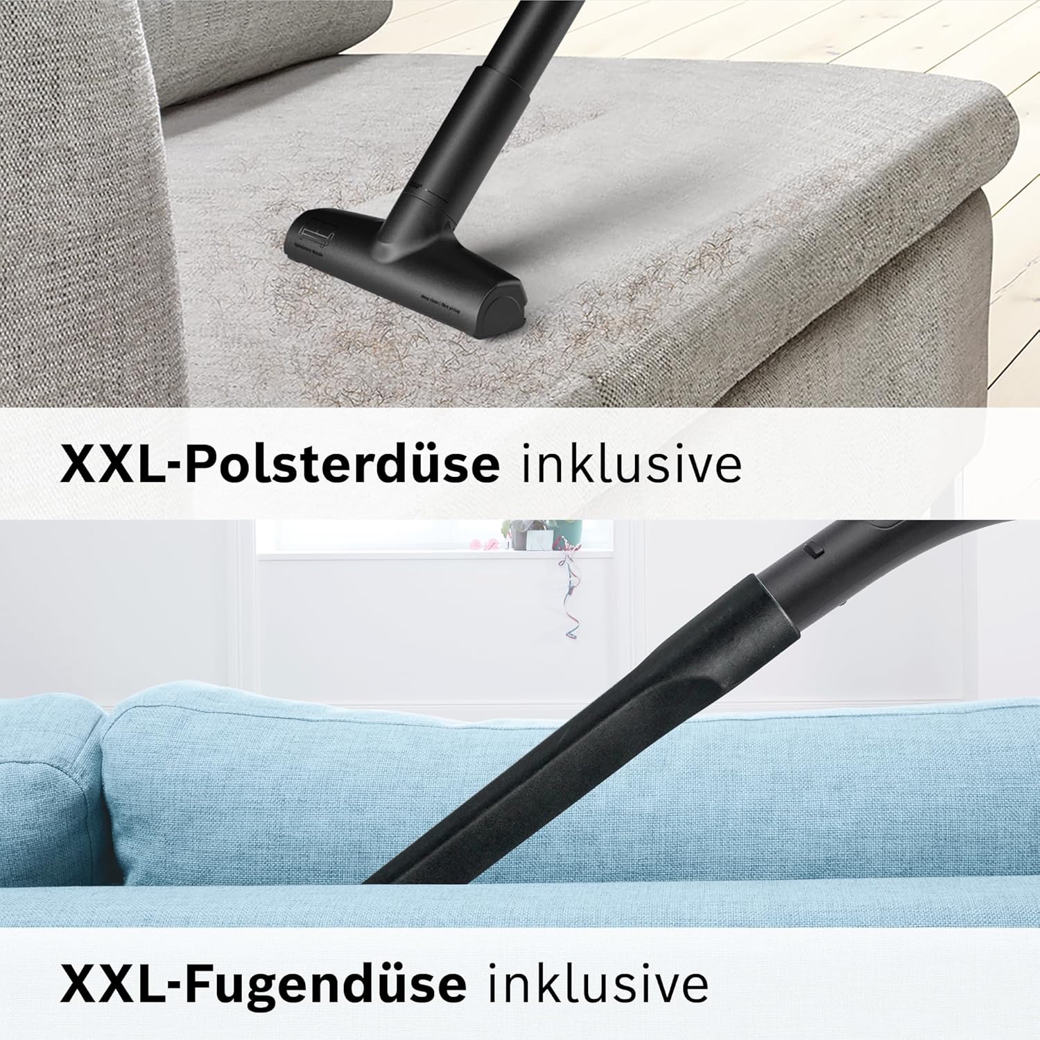 Bosch Staubsauger beutellos Serie 6 BGC41X36, Bodenstaubsauger, ideal für Allergiker, Hygiene-Filter, Bodendüse für Parkett, Teppich, Fliesen, Starke Saugleistung, leise, 700 W, blau – Bild 22