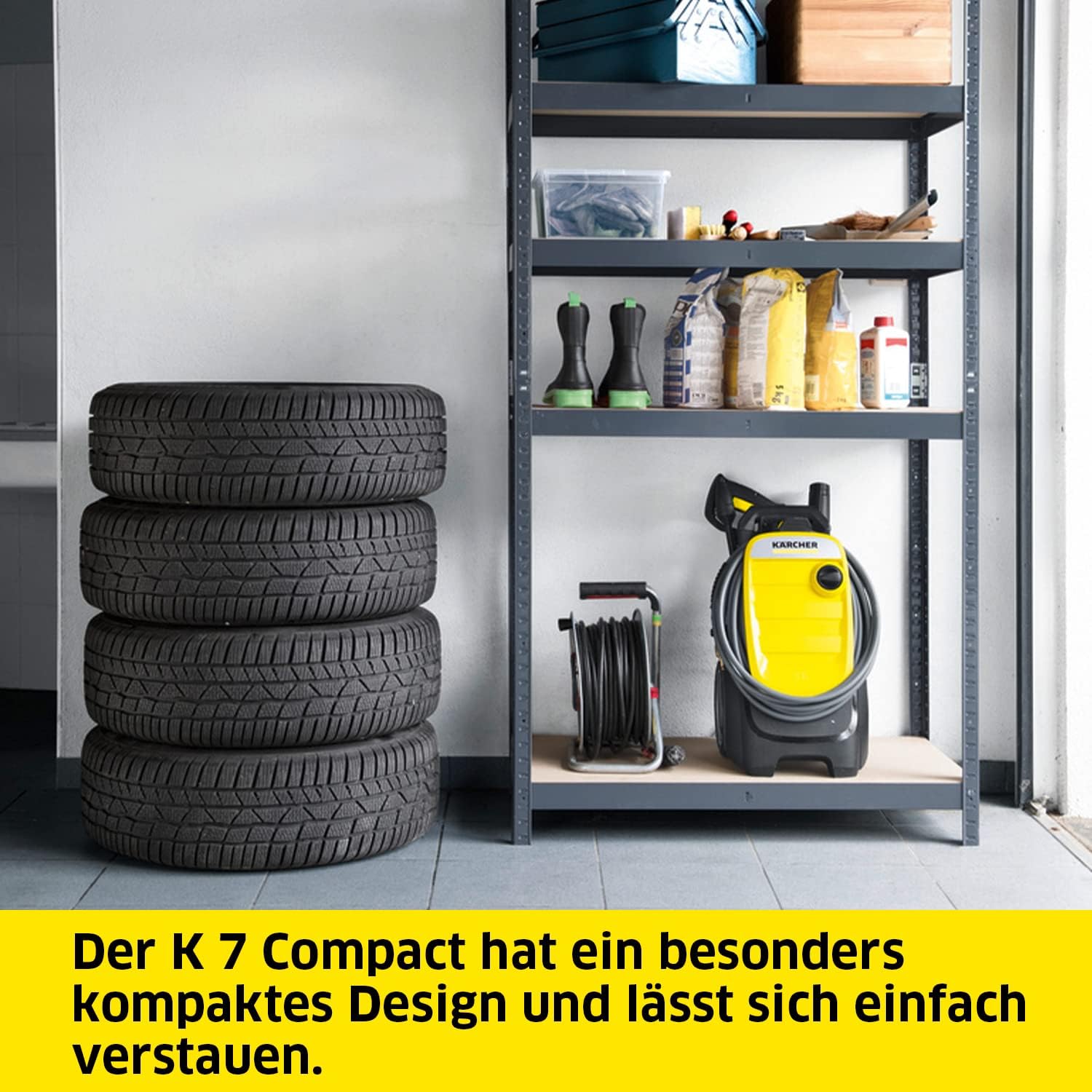 Krcher Hochdruckreiniger K 7 Premium Power Home, Druck: 180 bar, Durchfluss: 600 l/h, Flchenleistung: 60 m/h, Leistung: 3.000 W, Schlauchtrommel, mit Pistole, Dreckfrser, Strahlrohr – Bild 43