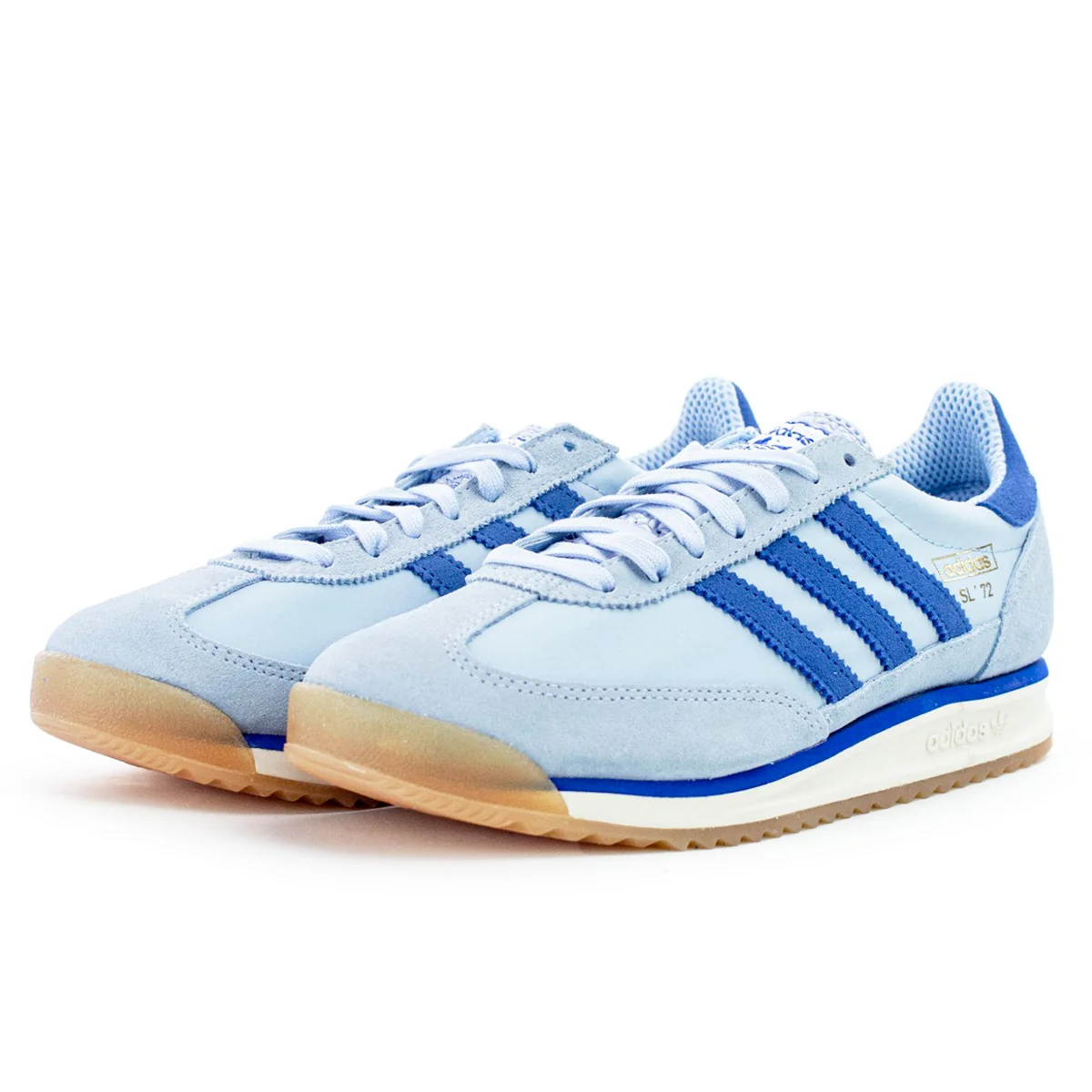 Drei Streifen SL 72 RS JH5099 - hellblau-blau-creme-gum – Bild 2