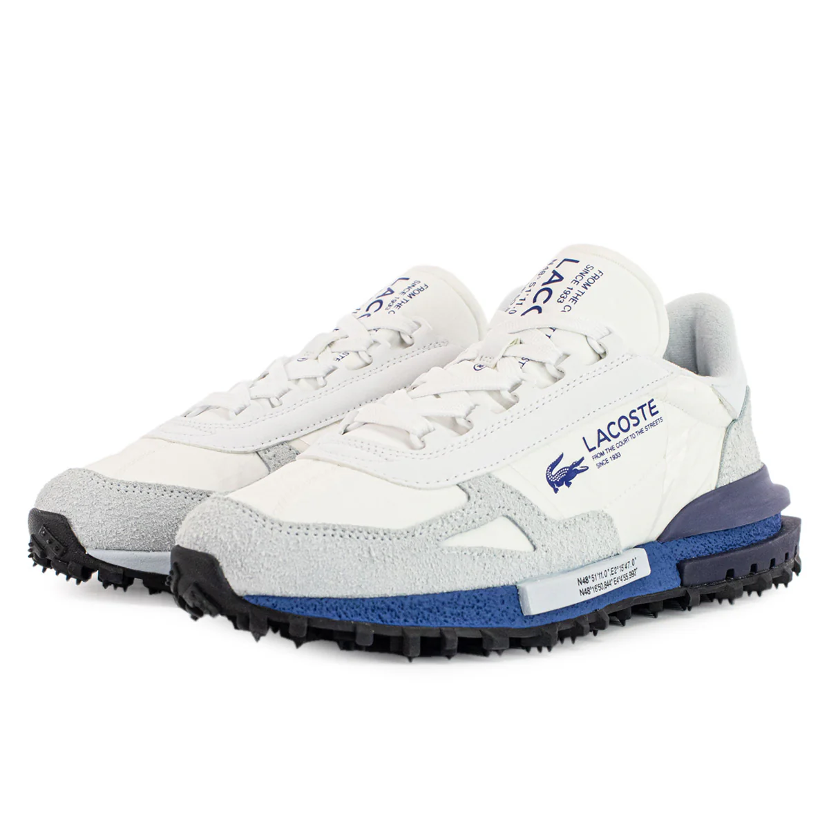 Lacoste Elite Active 49SMA0002-1T3 - weiss-grau-blau – Bild 2