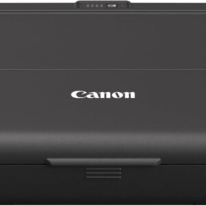 Canon PIXMA TR150 mobiler Drucker mit Akku (WLAN, Cloud, AirPrint, 4.800 DPI x 1.200 DPI, Highspeed USB Typ C, OLED-Display, Tintenstrahldrucker), schwarz