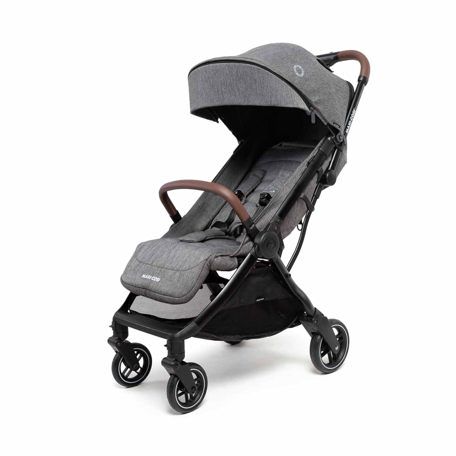 Maxi-Cosi Lara2 Baby Kinderwagen, 0–4 Jahre, 0–22 kg, federleichter, kompakter Buggy, 3 Liegepositionen, flache Liegeposition, klein zusammenklappbar, Schultergurt, Essential Graphite – Bild 9