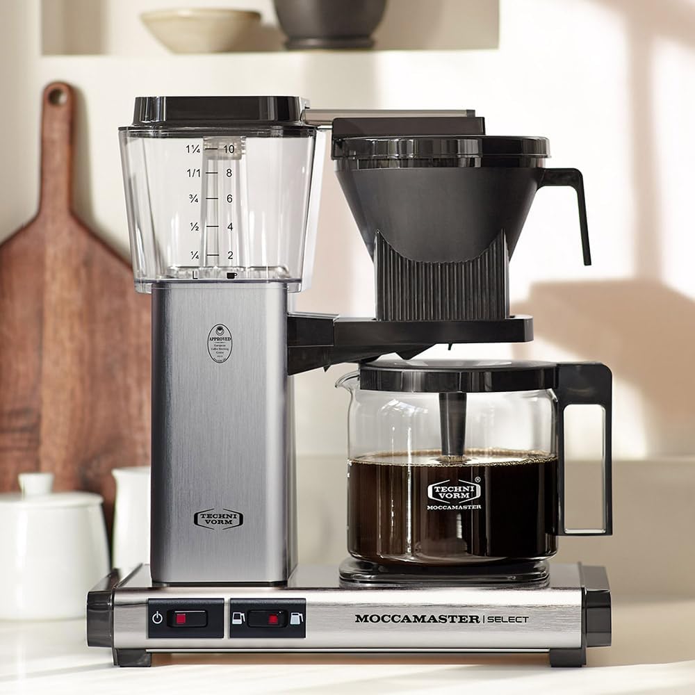 Moccamaster KBG Select, Kaffeemaschine, Retro Kaffeemaschine, Filterkaffee, Off-White, 1.25L – Bild 65