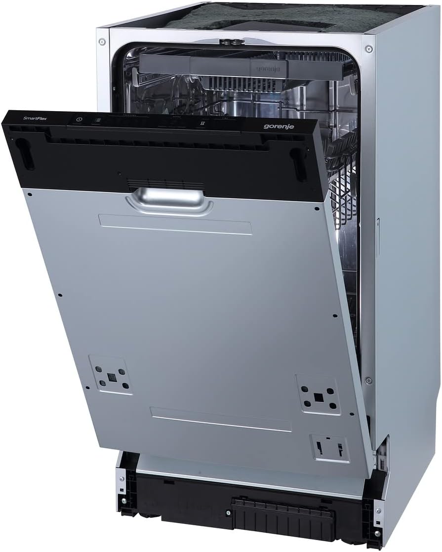 Gorenje GI 520 E15X Teilintegrierbarer Geschirrspüler / 45cm / 9 Maßgedecke / 5 Programme / 1h Reinigungsprogramm / höhenverstellbarer Oberkorb / vollständiger Überlaufschutz, Eingebaut, Edelstahl – Bild 18