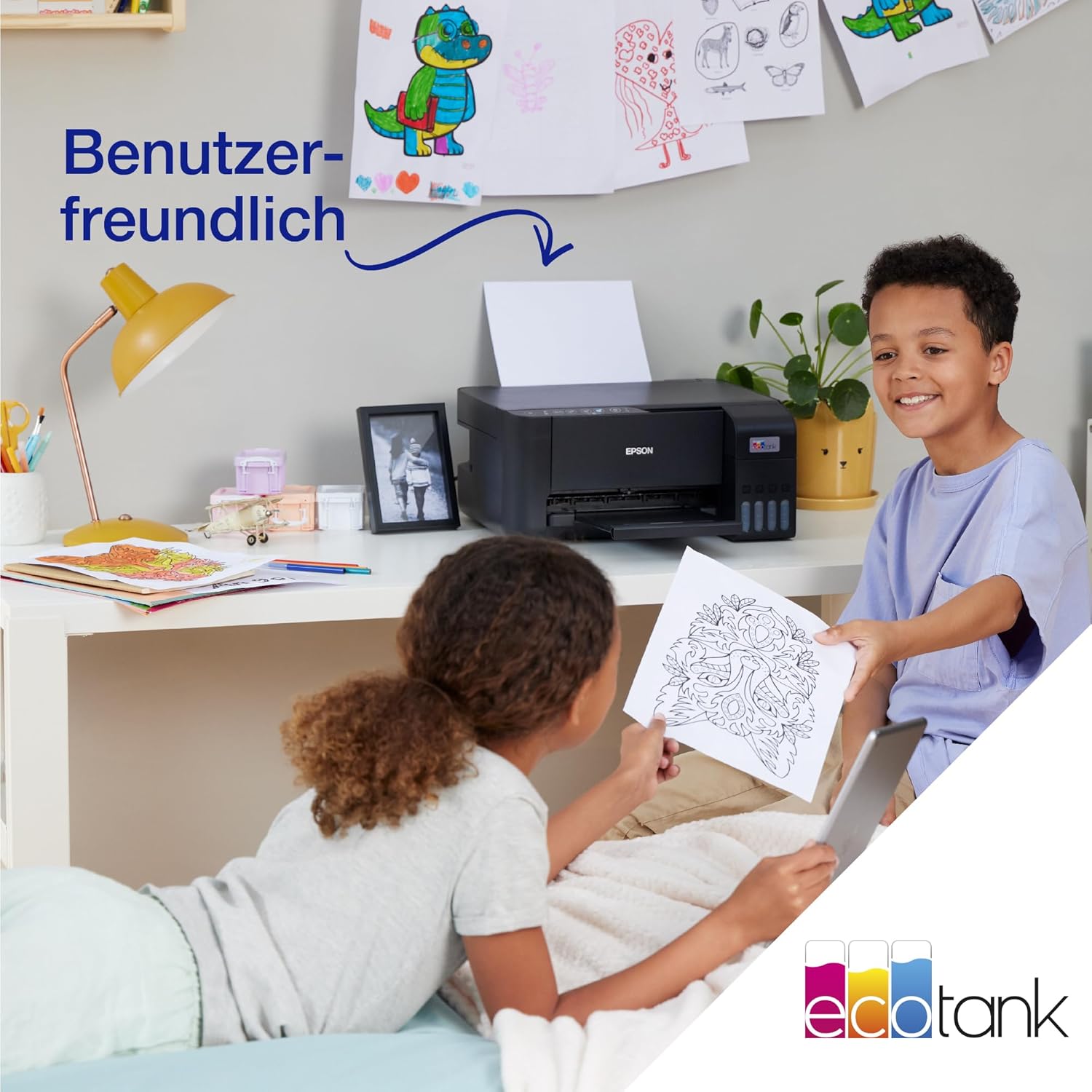 Epson EcoTank ET-2870 A4-Multifunktions-Wi-Fi-Tintentankdrucker, mit einem im Lieferumfang enthaltenen Vorrat an Tinten bis zu 3 Jahren – Bild 24