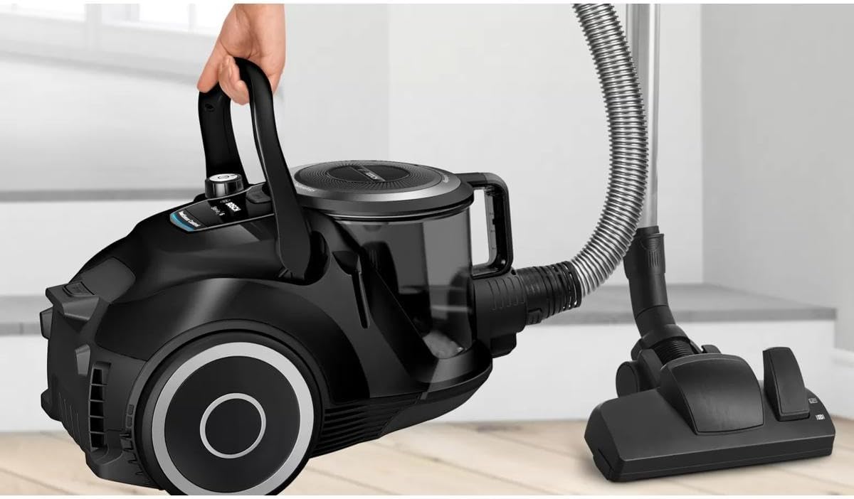 Bosch Staubsauger beutellos Serie 6 BGC41X36, Bodenstaubsauger, ideal für Allergiker, Hygiene-Filter, Bodendüse für Parkett, Teppich, Fliesen, Starke Saugleistung, leise, 700 W, blau – Bild 10
