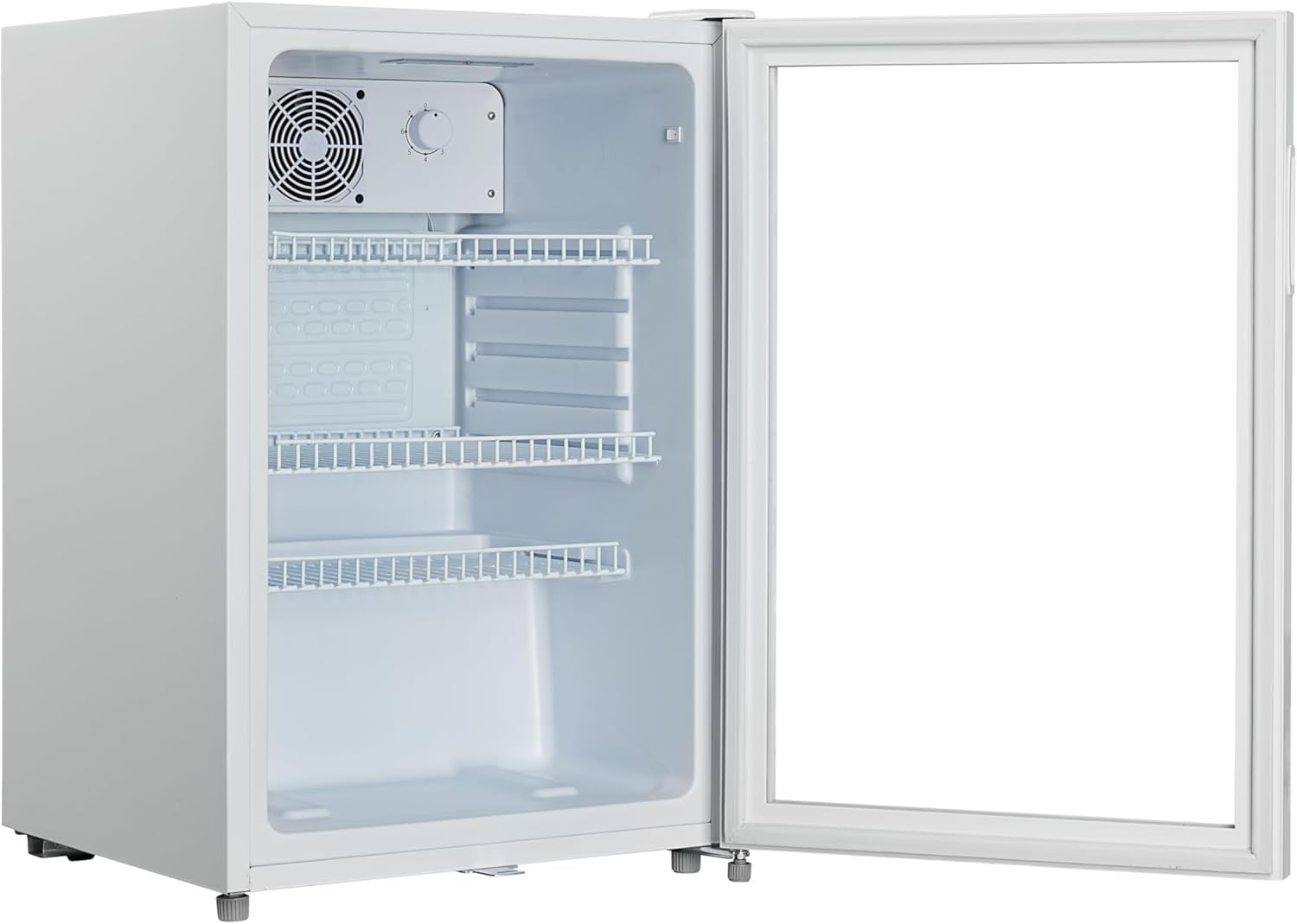 METRO Professional Mini-Kühlschrank GPC1088, 88 L, 1.052 kWh/24h, 3 Edelstahl-Drahtböden, schwarz – Bild 32