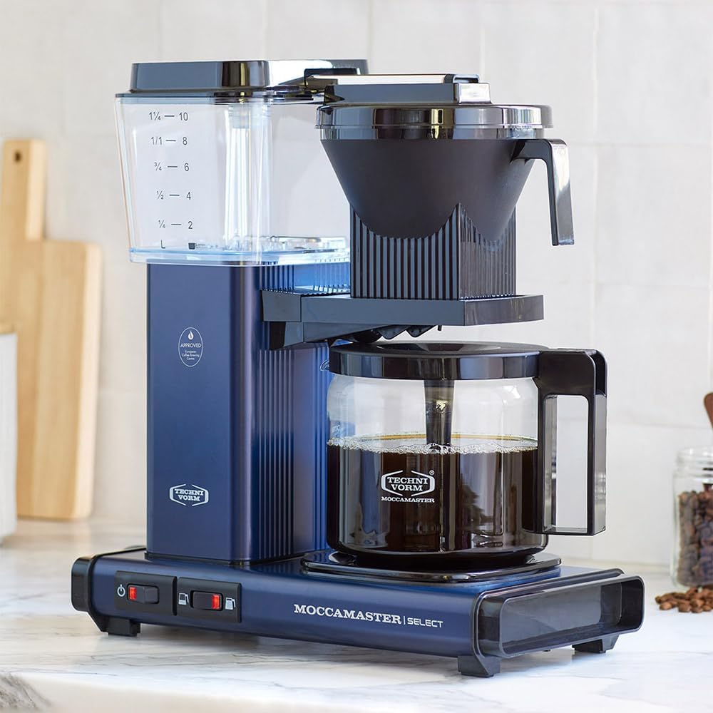 Moccamaster KBG Select, Kaffeemaschine, Retro Kaffeemaschine, Filterkaffee, Off-White, 1.25L – Bild 99