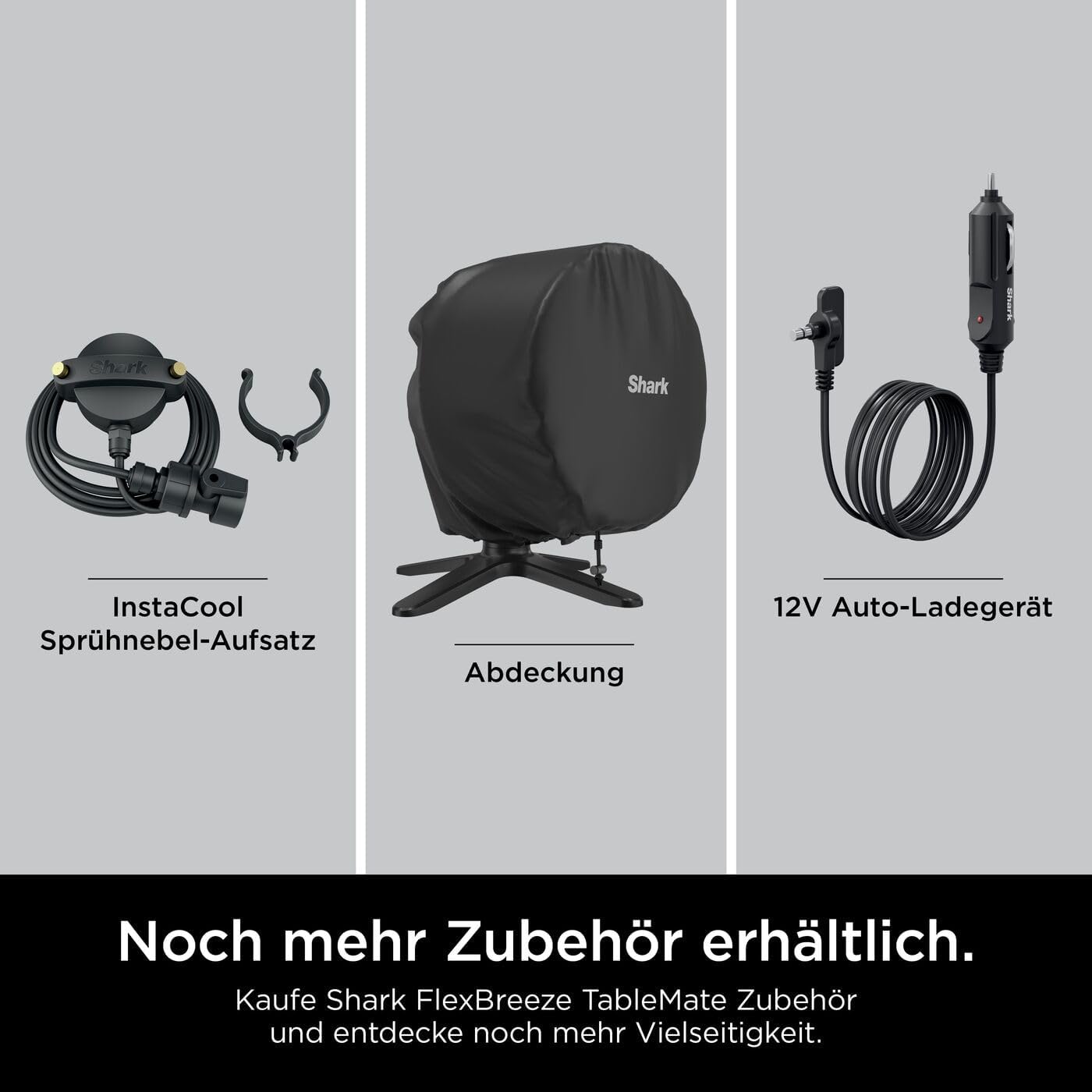 Shark FlexBreeze Ventilator Leise, Hybrid Ventilator Kabelgebunden & Kabellos, Tragbar, für Innen- und Außenbereich, UV- & Wasserbeständig, Ultraleistungsstark, Ultraleise, Weiß FA220EU – Bild 45