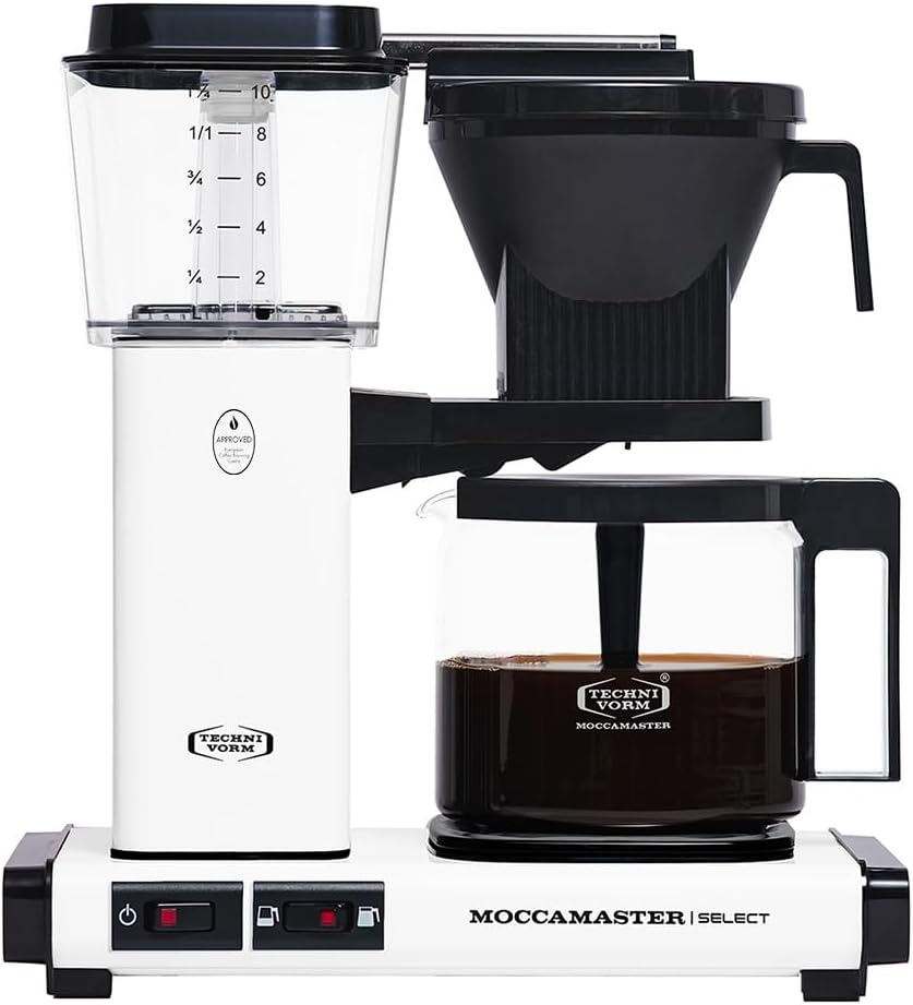 Moccamaster KBG Select, Kaffeemaschine, Retro Kaffeemaschine, Filterkaffee, Off-White, 1.25L – Bild 18