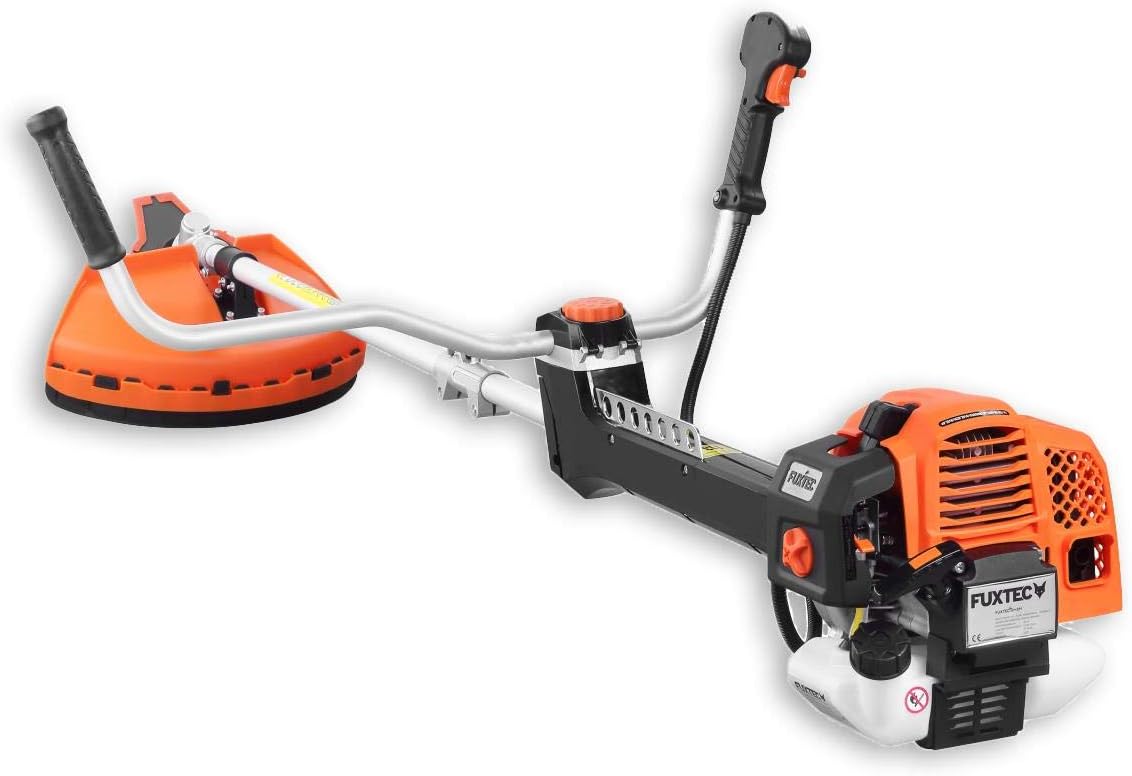 FUXTEC Profi Benzin Motorsense FX-PS162 – Profisense mit 62ccm, Faden und Komfort-Tragegurt – Rasentrimmer mit Antivibrationssystem – 2-Takt Freischneider Fadenspule – Bild 18