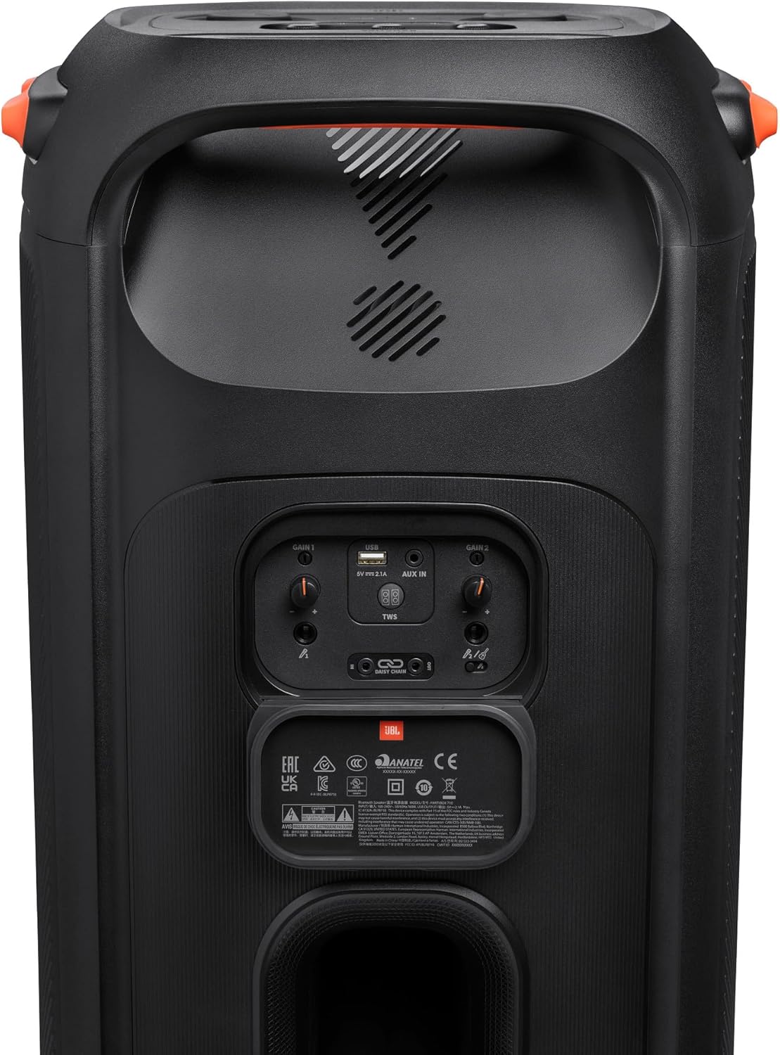 JBL PartyBox 710 - Schwarz – Trag - und rollbarer Bluetooth Party-Lautsprecher mit Lichteffekten – Spritzwassergeschützte, mobile Musikbox – Bild 32