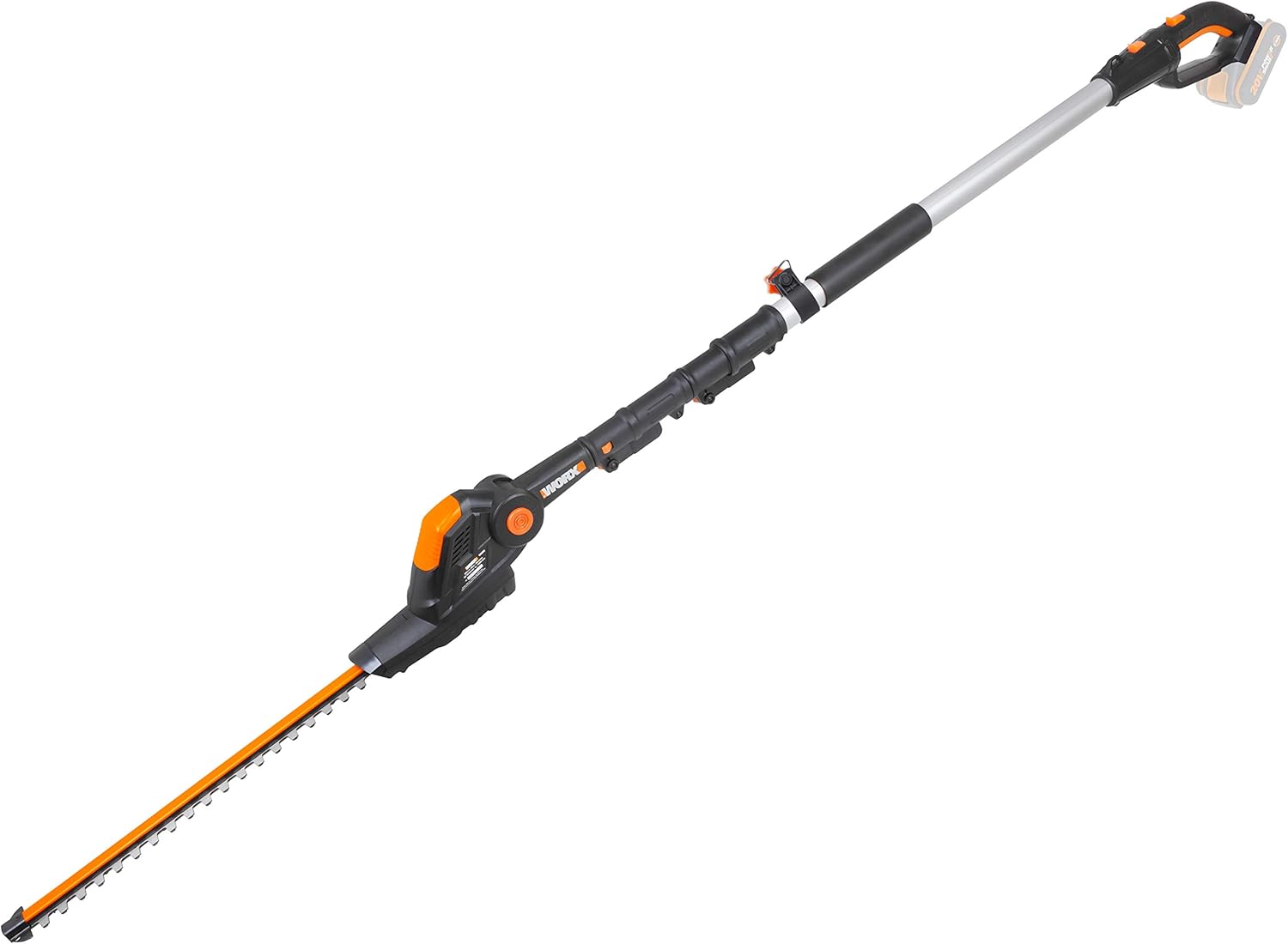 WORX WG252E.9 Akku Teleskop Heckenschere - 45cm Schnittbreite - 10-Fach Verstellbarer Teleskopstiel bis 3,20 Meter Hhe - PowerShare kompatibel - Ohne Akku & Ladegert – Bild 23