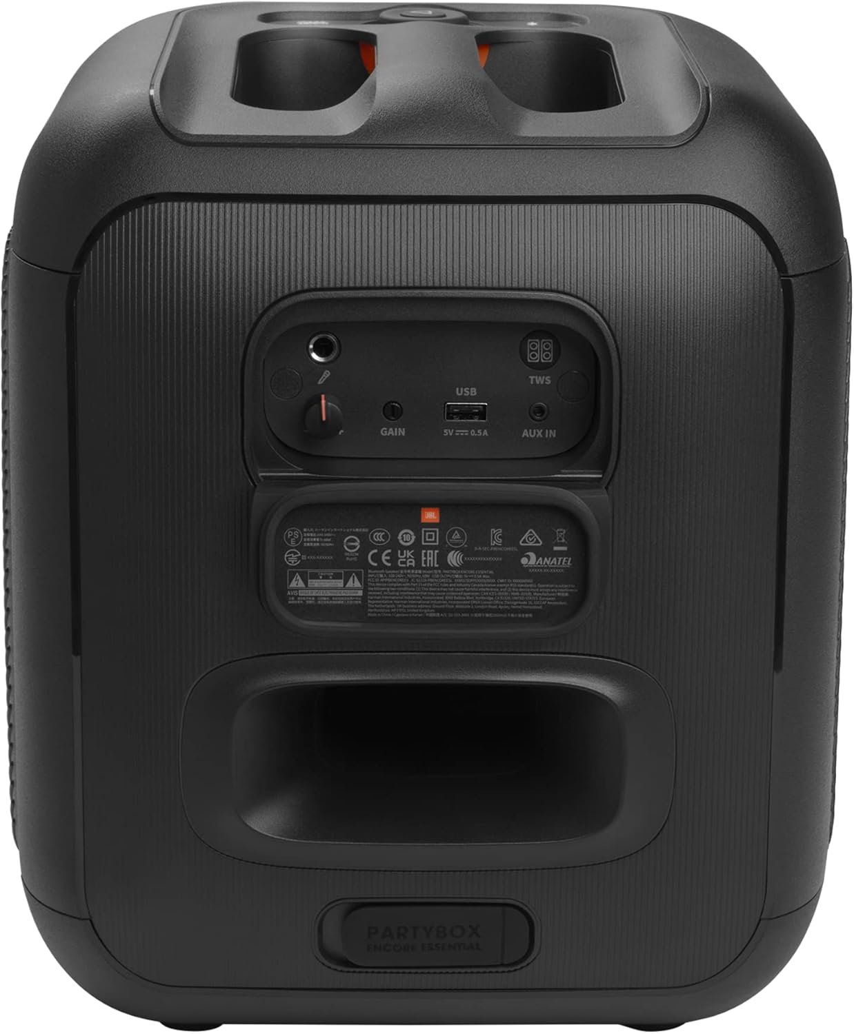JBL PartyBox Encore – Tragbarer Party-Lautsprecher für drinnen und draußen – Mit eingebauten Lichtern, IPX4-Design und tiefem Bass – 10 Stunden Laufzeit – Schwarz – Bild 5