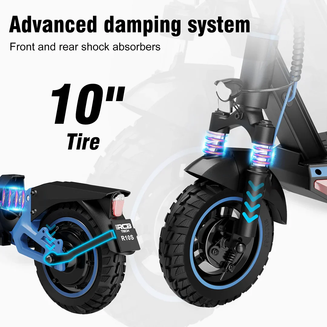RCBTECH R10S Electric Scooter – 16.8Ah, 500W, APP-Integration – Bild 8