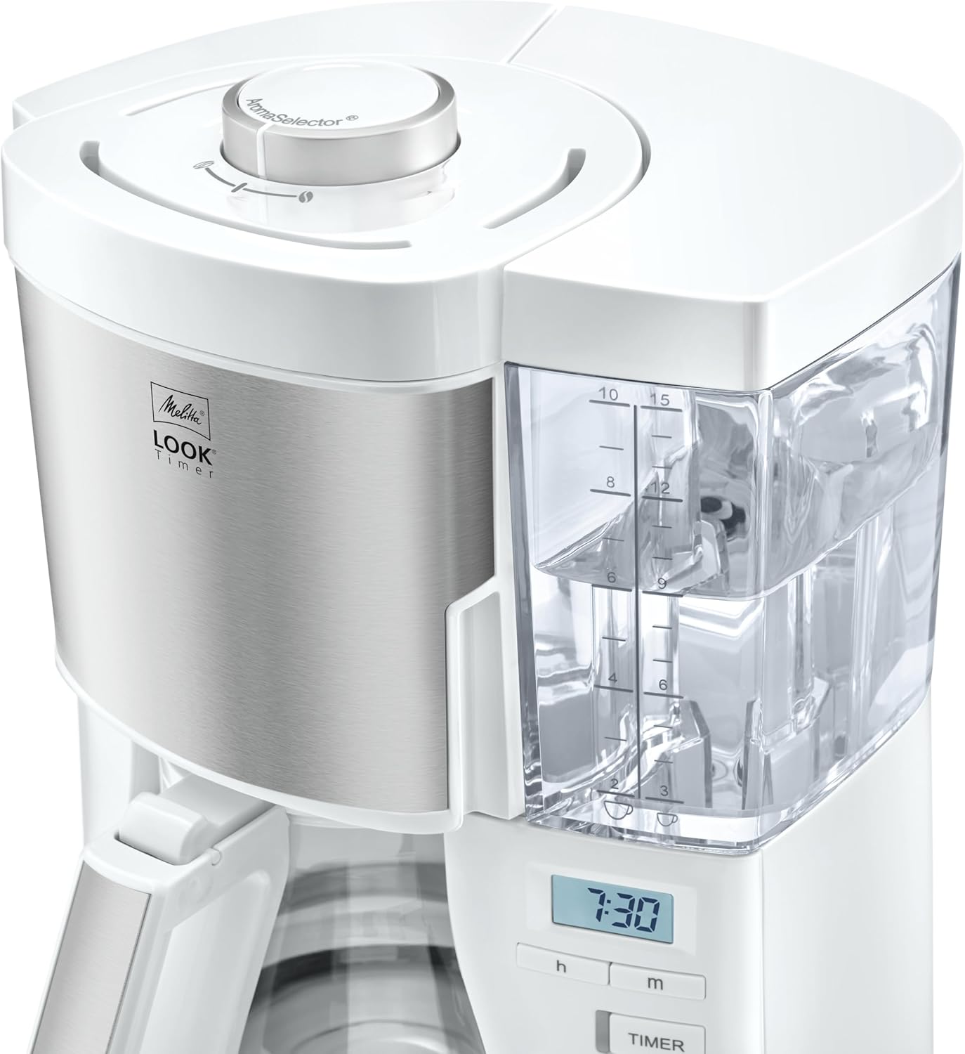 Melitta Look Timer - Filterkaffeemaschine - Thermokanne - Timer Funktion - Tropfstopp - 10 Tassen - Schwarz (1025-18) – Bild 15