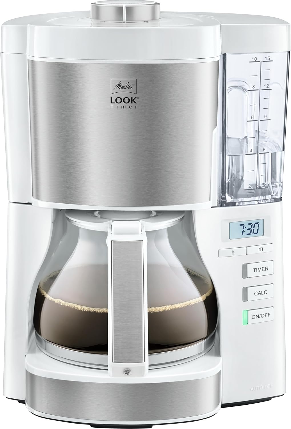 Melitta Look Timer - Filterkaffeemaschine - Thermokanne - Timer Funktion - Tropfstopp - 10 Tassen - Schwarz (1025-18) – Bild 5
