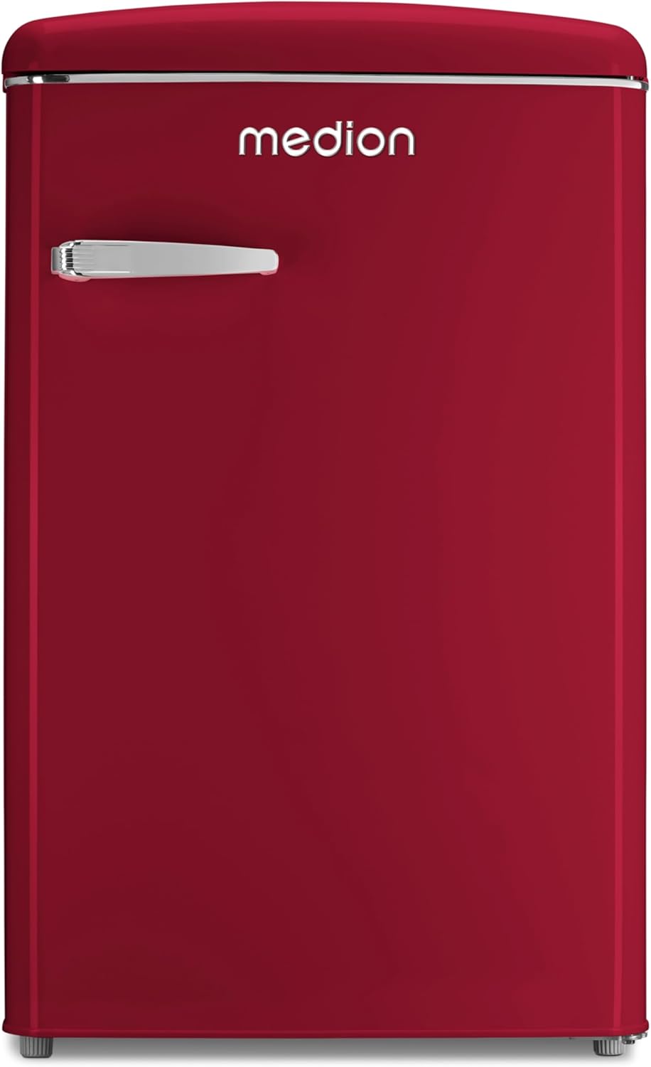 MEDION Retro Kühl-Gefrierkombination (95L Kühlschrank, 13L 4 Sterne Gefrierfach, 108 Liter Nutzinhalt, LED Innenbeleuchtung, Stufenlose Temperaturregelung, MD 37790) rot – Bild 18