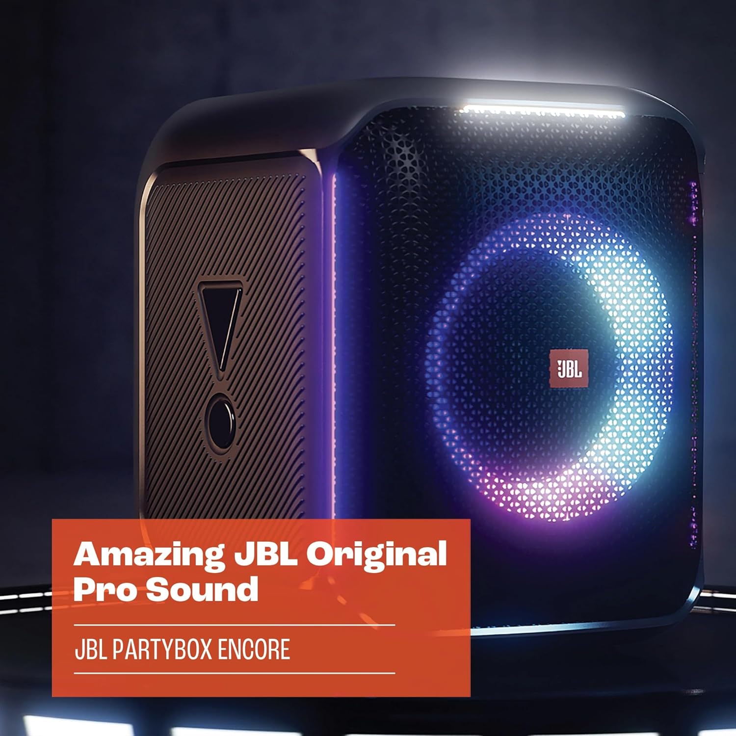 JBL PartyBox Encore – Tragbarer Party-Lautsprecher für drinnen und draußen – Mit eingebauten Lichtern, IPX4-Design und tiefem Bass – 10 Stunden Laufzeit – Schwarz – Bild 11