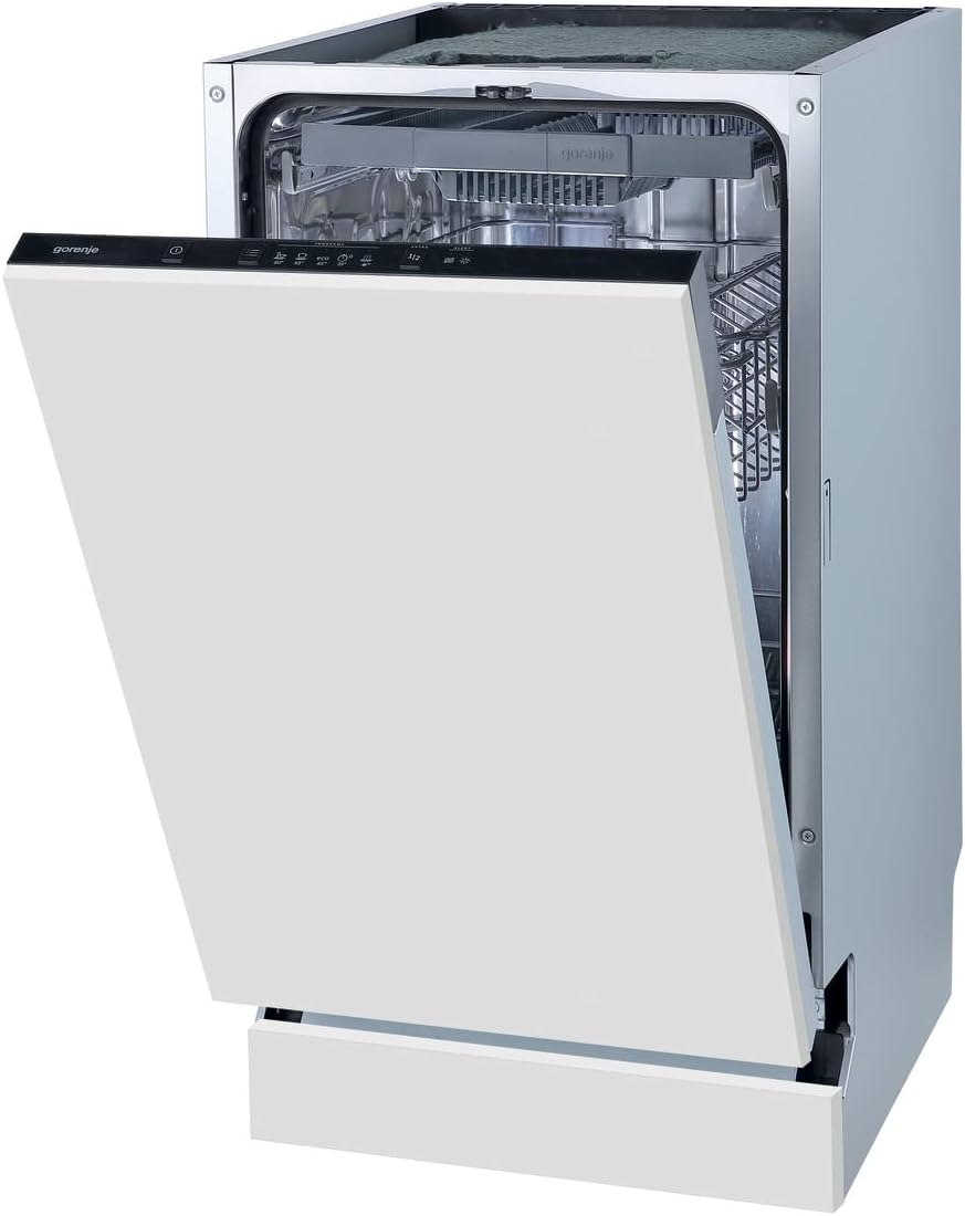 Gorenje GI 520 E15X Teilintegrierbarer Geschirrspüler / 45cm / 9 Maßgedecke / 5 Programme / 1h Reinigungsprogramm / höhenverstellbarer Oberkorb / vollständiger Überlaufschutz, Eingebaut, Edelstahl – Bild 8