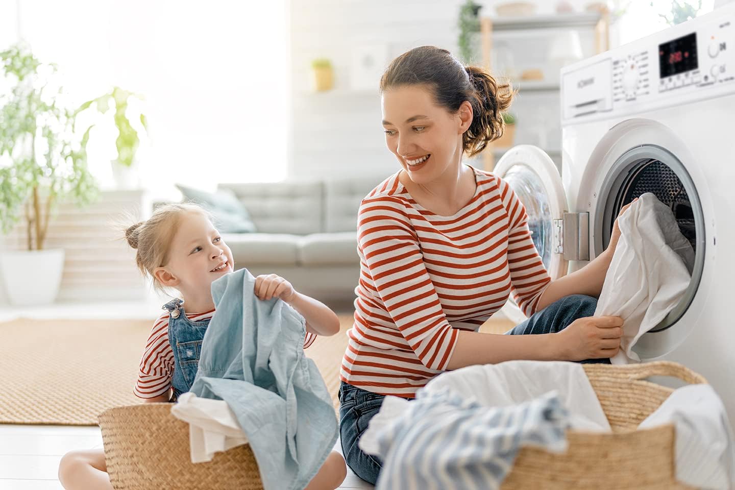 Bomann® Waschmaschine 10kg | max. 1400 U/min | 10 Jahre Motor-Garantie | effizienter, leiser & langlebiger Invertermotor | 15 Programme | Endzeitvorwahl | LED-Display | Washing Machine WA 7110 – Bild 10