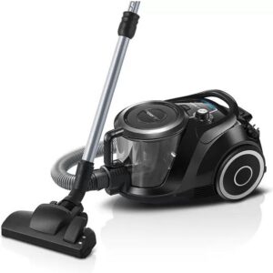 Bosch Staubsauger beutellos Serie 6 BGC41X36, Bodenstaubsauger, ideal für Allergiker, Hygiene-Filter, Bodendüse für Parkett, Teppich, Fliesen, Starke Saugleistung, leise, 700 W, blau