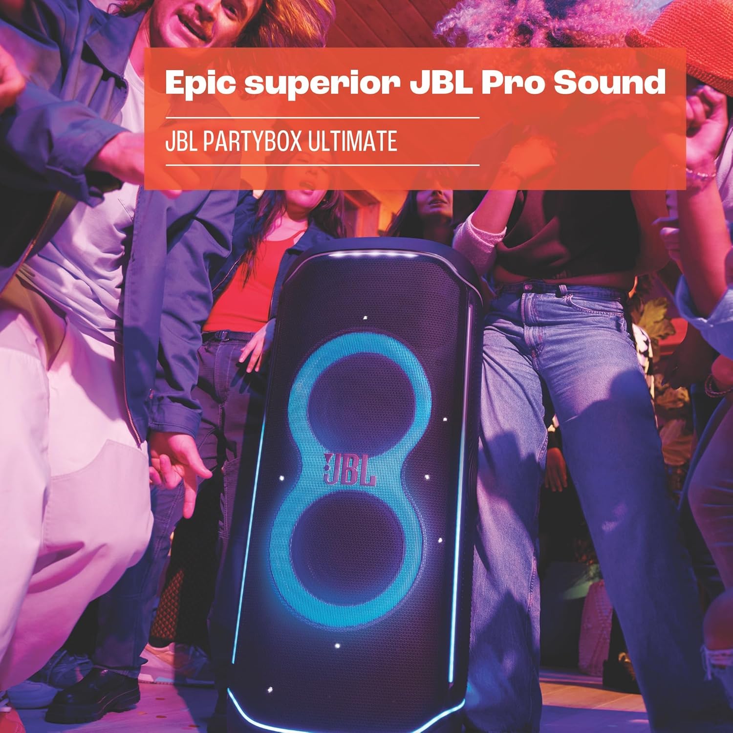 JBL Partybox Stage 120 in Schwarz – Tragbare Bluetooth-Lautsprecher-Box mit JBL Pro Sound, Lichtshow, KI-Sound-Boost und Teleskopgriff – 12 h Laufzeit – Bild 21
