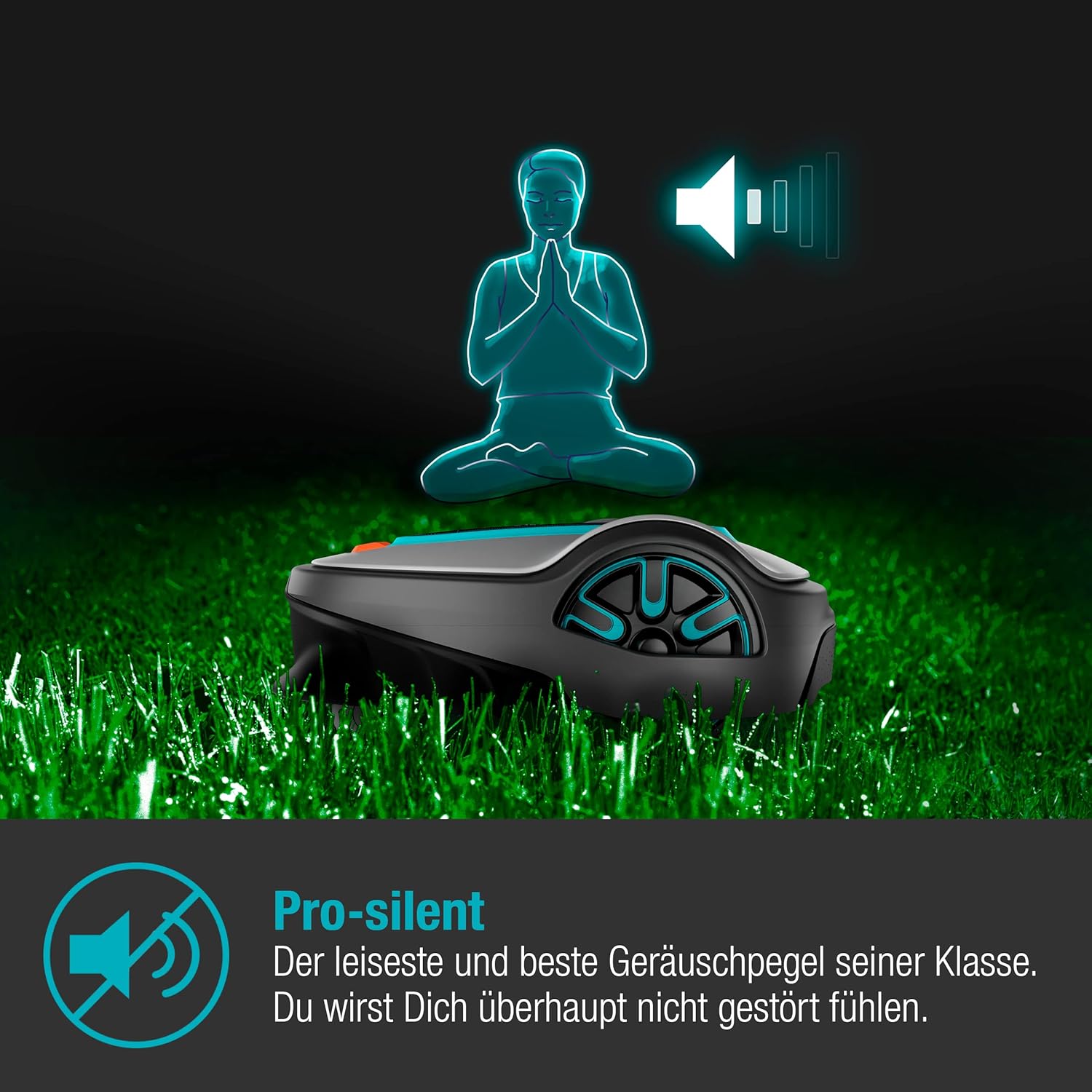 Gardena Mhroboter SILENO minimo 500 m: intelligenter Rasenmher mit optimaler Konnektivitt, mit Gardena Bluetooth App programmierbar, DE-Version (15202-20) – Bild 19